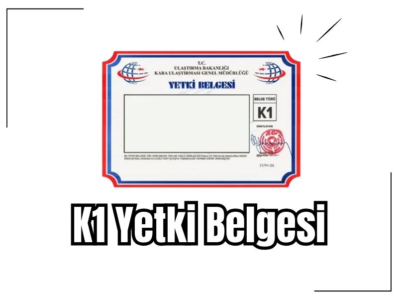 K1 Yetki Belgesi 1 K1 Yetki Belge