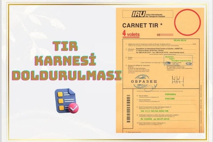 Tır Karnesi Doldurulması Nasıl Olur