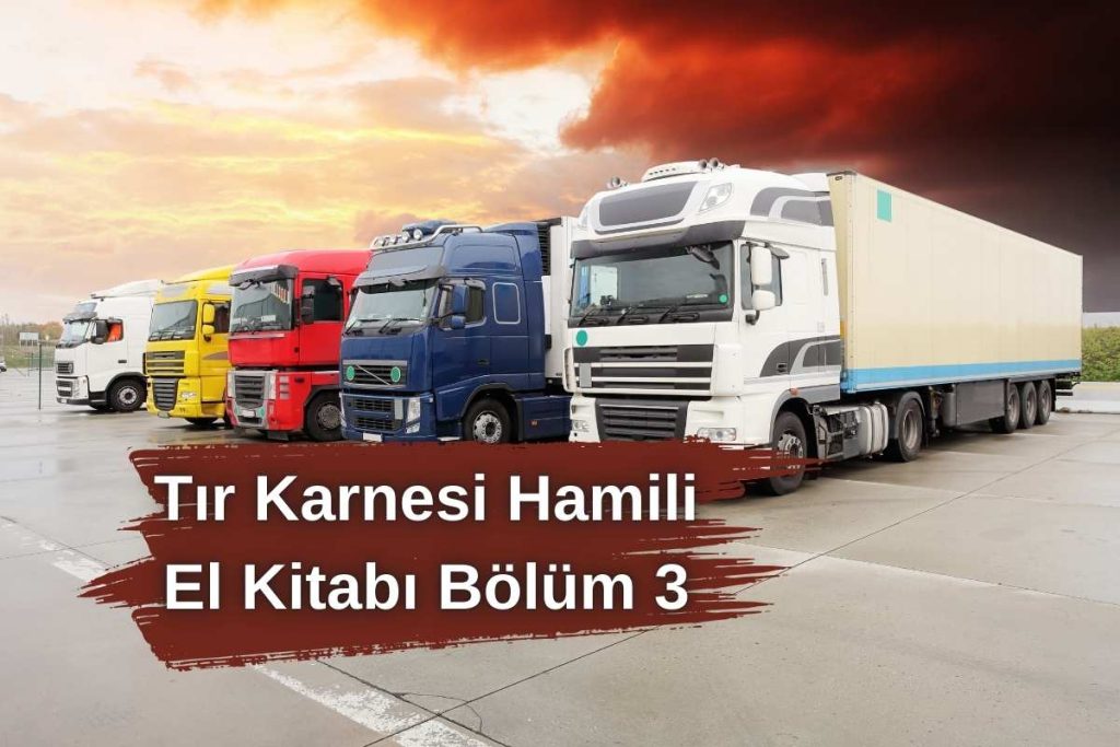 Tır Karnesi Hamili El Kitabı Bölüm 3