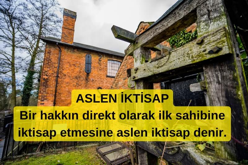 Aslen iktisap 