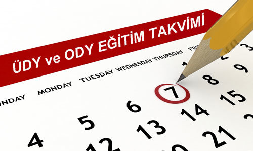 ÜDY ve ODY Belgesi Sınav Tarihleri 2021