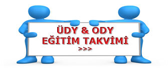 Üdy eğitim takvimi