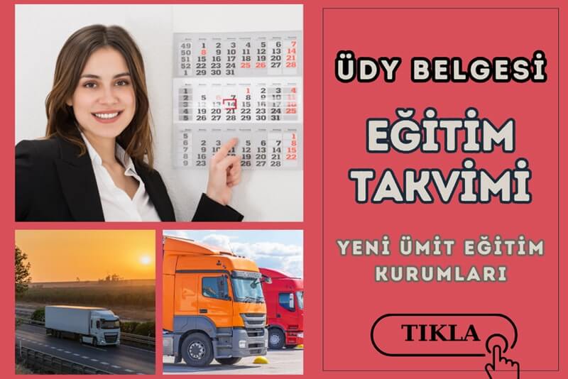 Üdy Eğitim Tarihleri