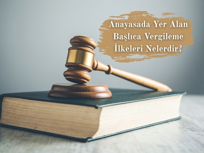 Anayasa’da Yer Alan Başlıca Vergileme İlkeleri 1 Anayasada Yer Alan Başlıca Vergileme İlkeleri Nelerdir?