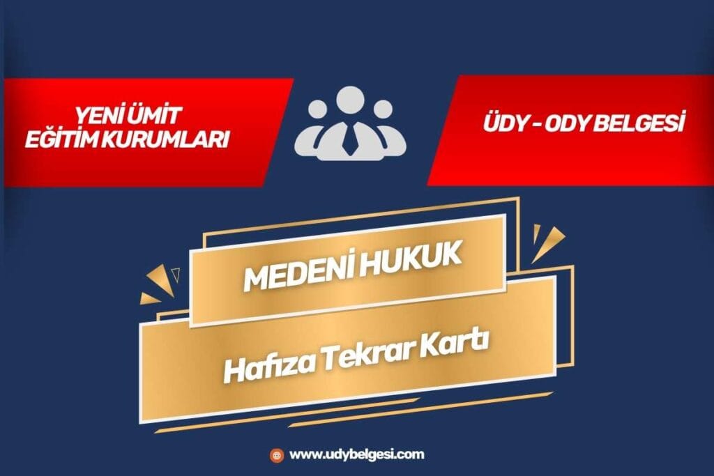 MEDENİ HUKUK